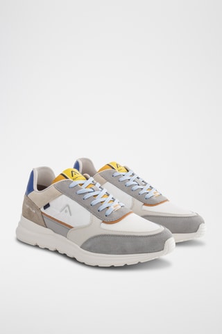 Leren Sneakers - Grijs
