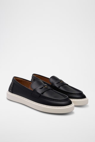Leren Mocassins - Zwart