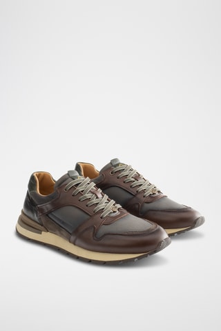 Leren Sneakers - Bruin