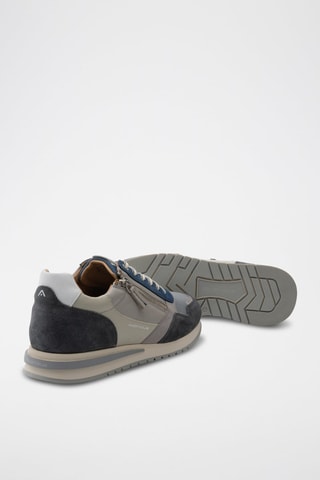 Leren Sneakers - Grijs - Grijs