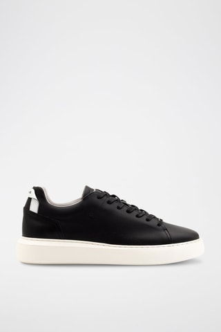 Leren Sneakers -Zwart - Zwart