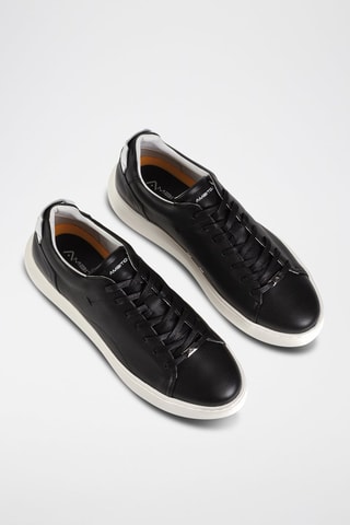 Leren Sneakers -Zwart - Zwart