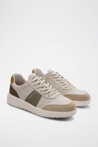 Leren Sneakers - Beige - Beige