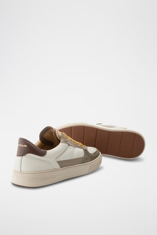 Baskets en cuir - Kaki