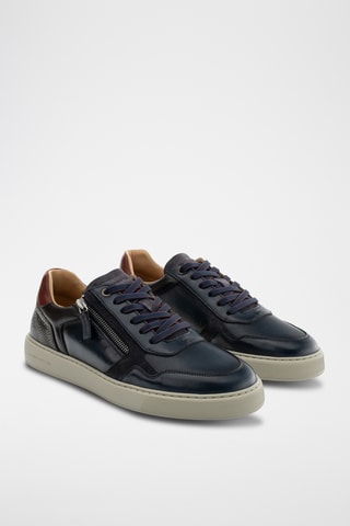 Leren Sneakers - Blauw
