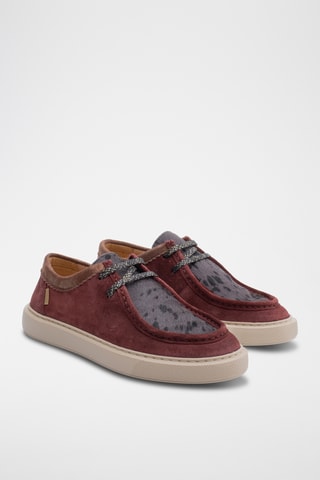 Leren Mocassins - Bordeauxrood