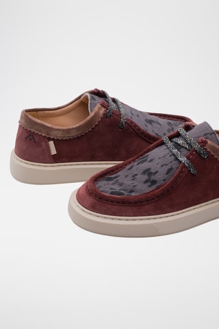 Leren Mocassins - Bordeauxrood