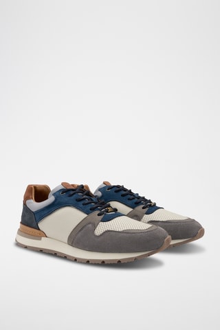 Leren Sneakers - Grijs