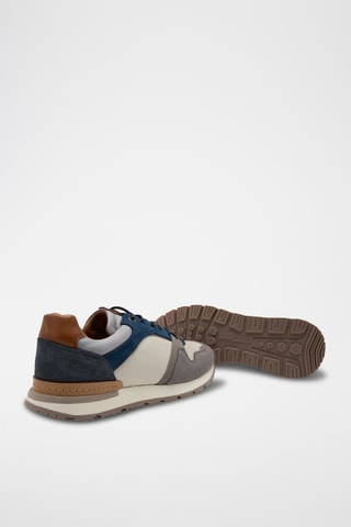 Leren Sneakers - Grijs
