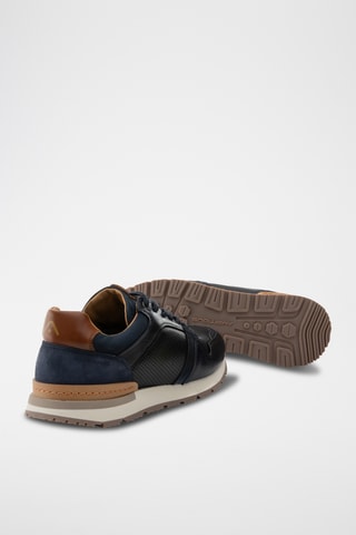 Leren Sneakers - Blauw