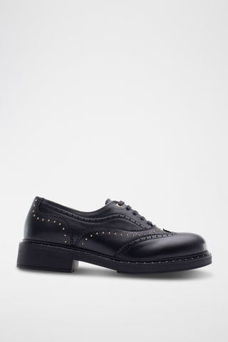 Leren Derby’s - Zwart
