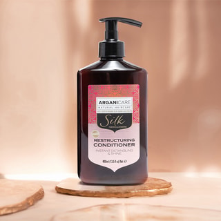 Acondicionador reestructurante - Proteína de seda - Cabello seco y apagado - 400 ml