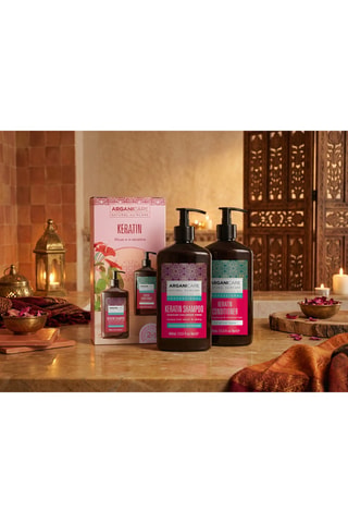 Estuche champú y acondicionador reparador y fortalecedor - Queratina - 4 x 100 ml