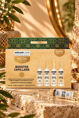 Tratamiento Booster Capilar Ricin - Cabello seco - 4 ampollas x 10 ml