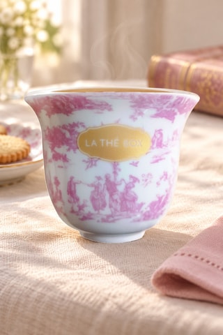 Tasse à café en céramique Toile de Jouy - 20 cl