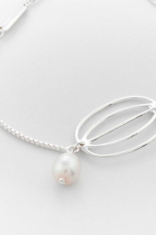 Armband - Zilver en Kunstparel