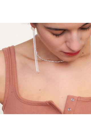 Boucles d'oreilles Yasmine - Argent