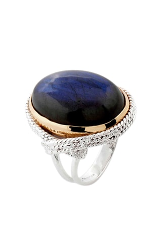 Ring Riven - Zilver en Labradoriet