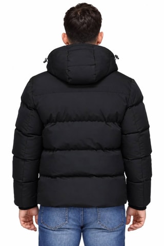 Doudoune à capuche - Noir