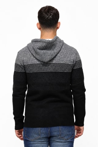Vest met Capuchon Starter - Antraciet, gemêleerd grijs en zwart