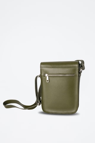Borsa a tracolla in pelle Emir - Verde
