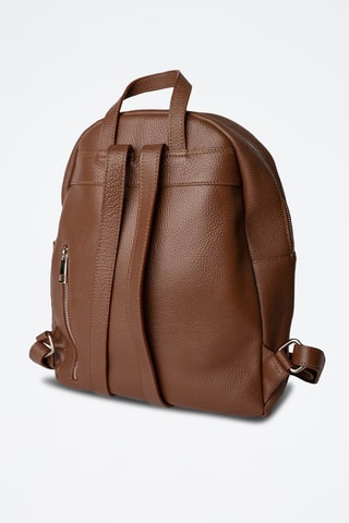 Sac à dos en cuir Jonas - Marron