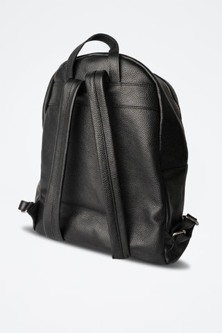 Sac à dos en cuir Jonas - Noir