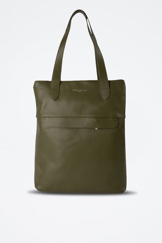 Tote bag in pelle Enzo - Verde