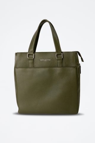 Tote bag in pelle Ethan - Verde
