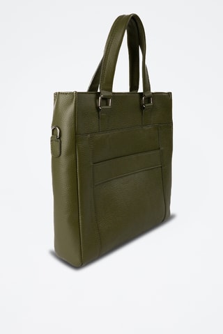 Tote bag in pelle Ethan - Verde