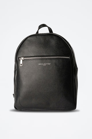 Sac à dos en cuir Mini Jonas - Noir