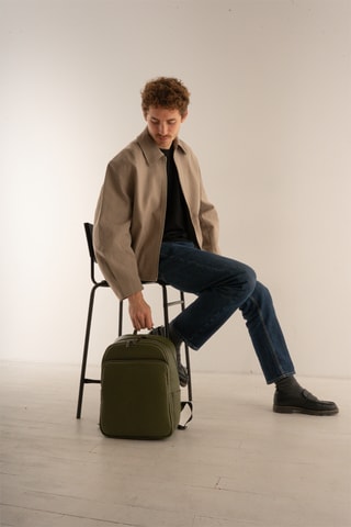 Sac à dos en cuir Aldo - Vert