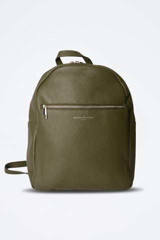 Sac à dos en cuir Mini Jonas - Vert