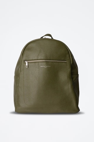 Sac à dos en cuir Jonas - Vert
