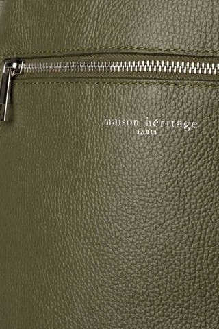 Sac à dos en cuir Jonas - Vert