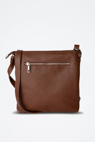 Borsa a tracolla in pelle Franz - Marrone