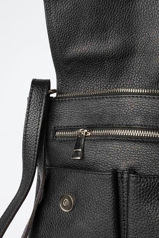 Sac bandoulière en cuir Franz - Noir