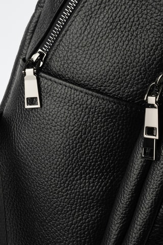 Sac à dos en cuir Aldo - Noir