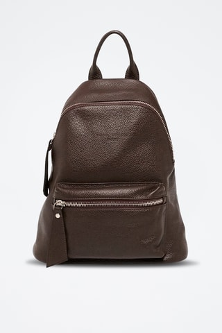 Sac à dos en cuir Leny - Marron