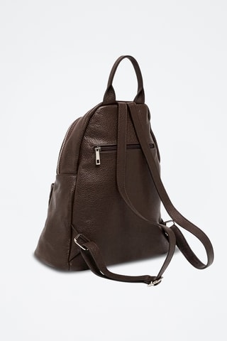 Sac à dos en cuir Leny - Marron