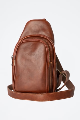 Sacoche en cuir Dante - Marron