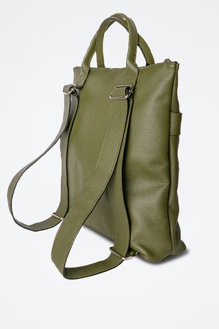 Sac à dos en cuir Noel Fd - Vert