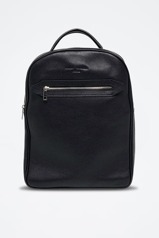 Sac à dos en cuir Zane - Noir