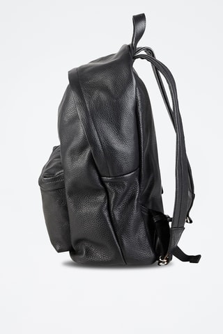 Sac à dos en cuir Pete - Noir