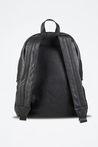 Sac à dos en cuir Pete - Noir