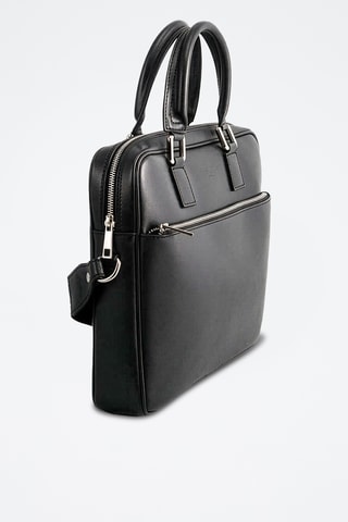 Porte-documents en cuir Veci - Noir