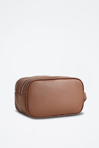 Borsa a mano in pelle Trou - Marrone