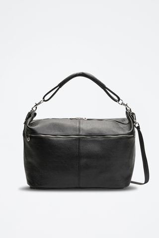 Shopping bag in pelle Jax - Nero