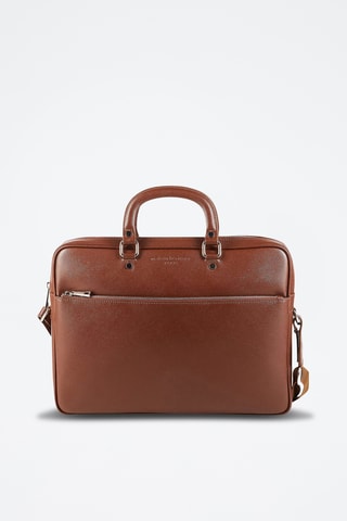 Porte-documents en cuir Jon - Marron