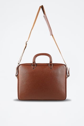 Porte-documents en cuir Jon - Marron
